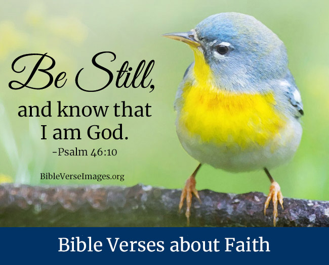 Bible Verse about Faith - Psalm 46:10