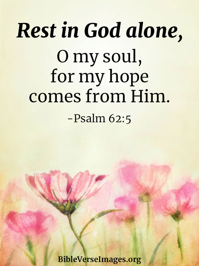Bible Verse about Faith - Psalm 62:5