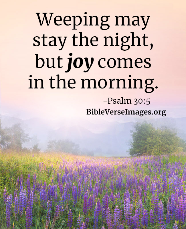 Hope Bible Verse - Psalm 30:5
