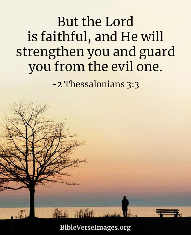 Bible Verse about Protection - 2 Thessalonians 3:3