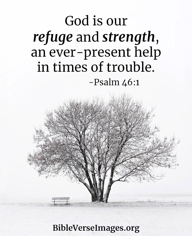Bible Verse for Strength - Psalm 46:1